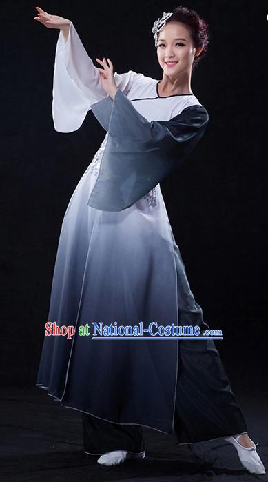 Professional Stage Performance Ink Painting Dance Costumes for Women