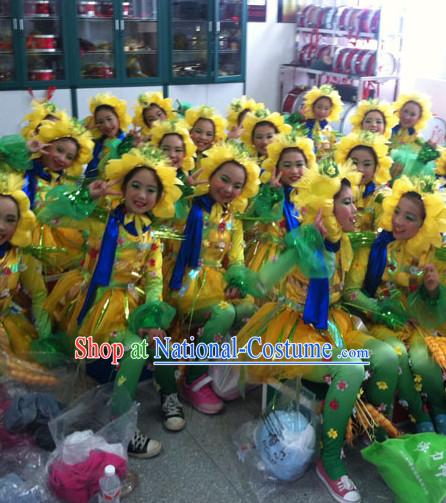 School Students Scarecow Dance Costumes Complete Set