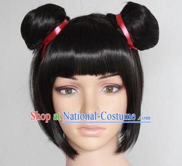 Chinese Doll Black Wig