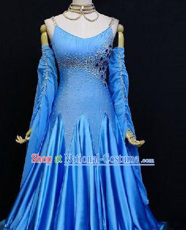 Professional Custom Made Waltz Competition Costumes