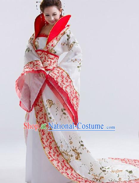 High Collar Ancient Chinese Empress Outfit