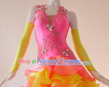 Professional Cha-cha Competition Dancewear for Women