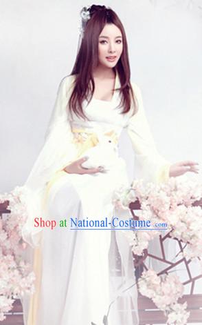 Pure White Classical Dancing Costumes