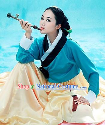 Ancient Chinese Korean Ethnic Minority Outfit for Women