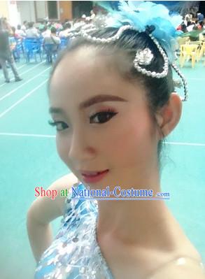 Traditional Chinese Flower Hairpin for Professional Dance Use