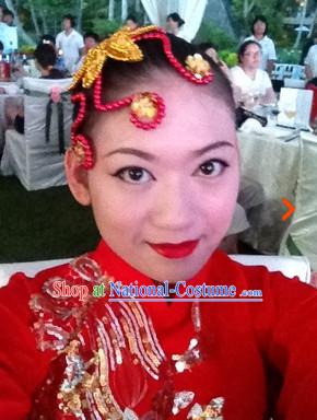 Traditional Chinese Handmade Hairpin for Professional Dance Use