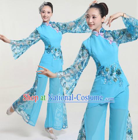 Professional Custom Make Stage Performance Accompany Dancing Costumes