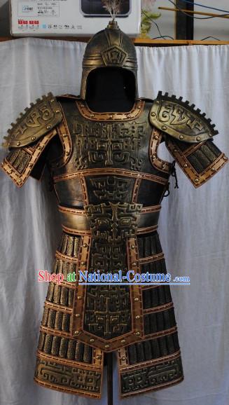 Chu Han Dynasty Cavalier Armor Costumes Complete Set