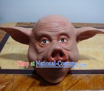 Stage Performance Pig Head Mask