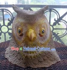 Stage Performance Owl Head Mask