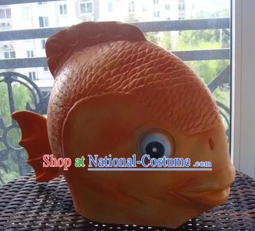 Stage Performance Carp Fish Head Mask