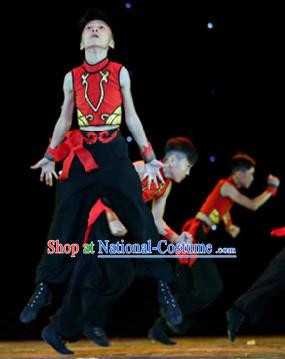 Traditional Chinese Mandarin Stage Performance Dresses for Men