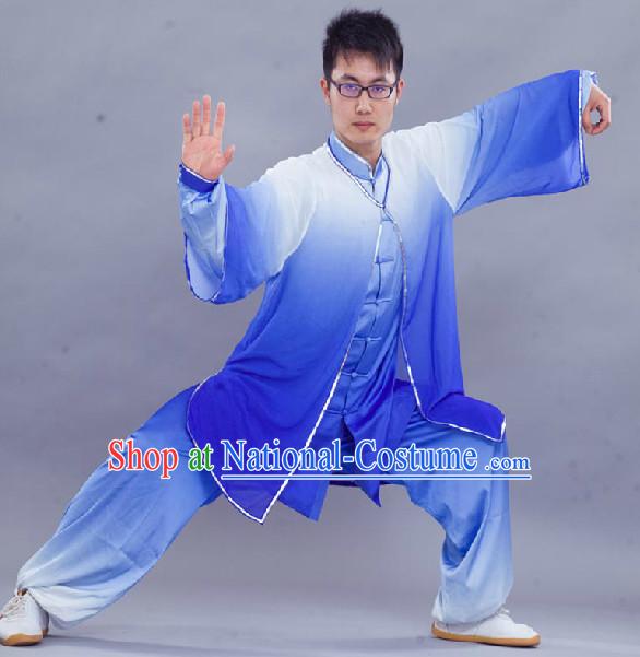 Traditional Silk Kung Fu Uniform and Cape