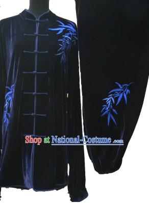 Winter Wear Tai Chi Martial Arts Velvet Outfits