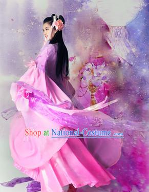 Ancient Chinese Fairy Dance Costumes Complete Set