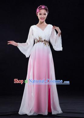 Chinese Traditional Long Chorus Singer Uniform