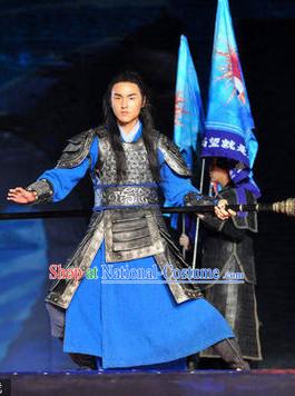 Ancient Chinese Kung Fu Swordsman Costumes Complete Set for Men