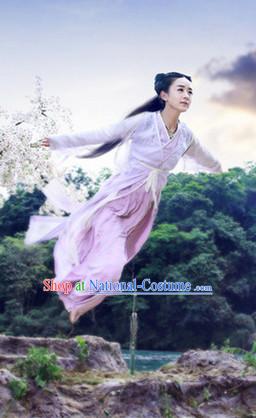 the Journey of Flower TV Drama Hua Qian Gu Fairy Dress Complete Set for Women