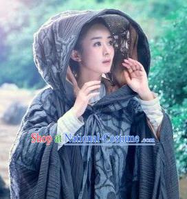 the Journey of Flower Chinese TV Drama Black Mantle Cape