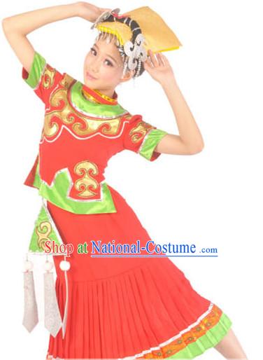 Chinese Yi Nationality Dress for Women