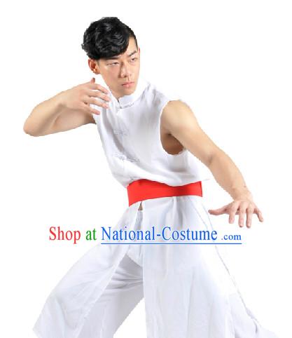 Chinese New Year Yangge or Fan Dance Costume for Men