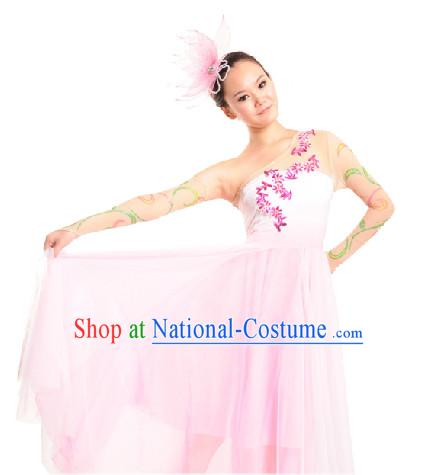 Lyrical _ Contemporary Modern Dance Dresses and Headwear