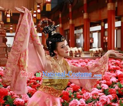 Tang Dynasty Beauty Ancient Dance Suit