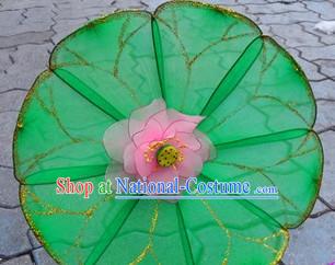 Handmade Lotus Leaf and Flower Dance Props