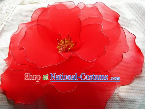 Handmade Big Peony Dance Props Decorations