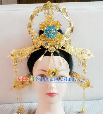 Ancient Chinese Empress Hair Ornaments Set and Wig