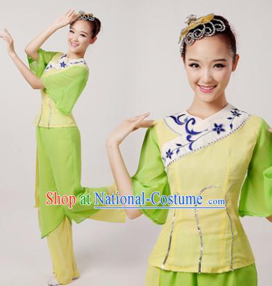 Popular Chinese Fan Dance Costume