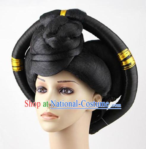 Ancient Chinese Imperial Princess Hair Accessories and Wig