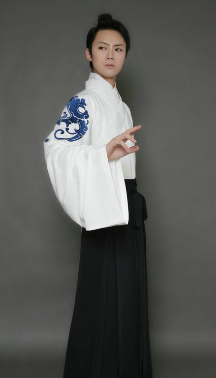 Embroidered Dragon Huafu Upper Garment and Pants