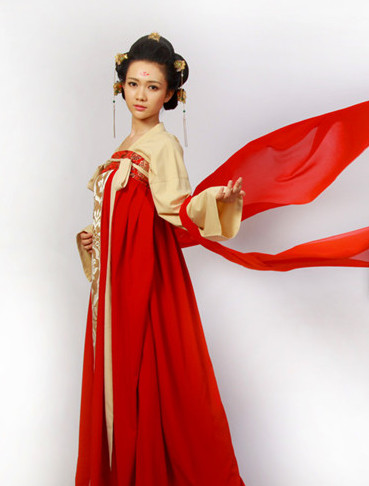 Tang Dynasty Costume in China for Women