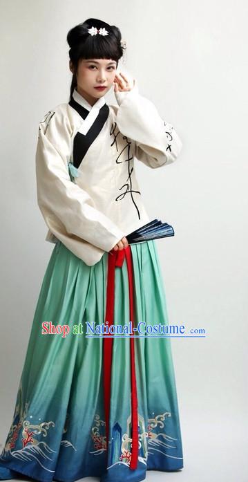 Chinese National Costumes for Girls