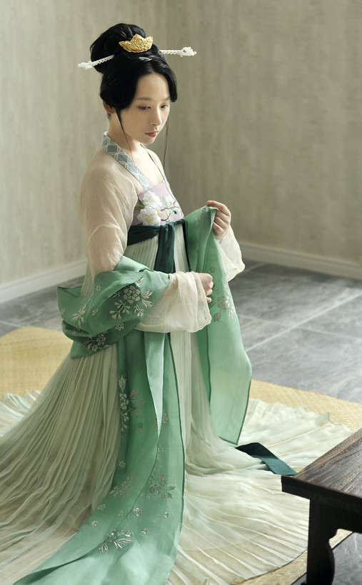 Chinese Traditional Hanfu Skirt for Girls