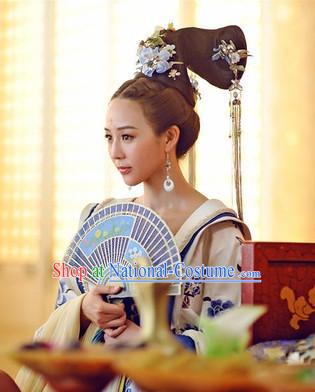 Handmade Chinese Empress Wig and Hair Accessories Hairpins Free Shipping