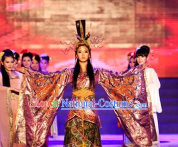 Wang Zhaojun Costumes and Hat Complete Set