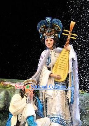 Wang Zhaojun Chinese Opera Costumes and Headpieces Complete Set