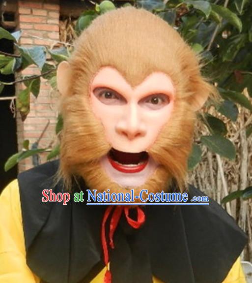 Sun Wukong Monkey King Fur Mask Wig