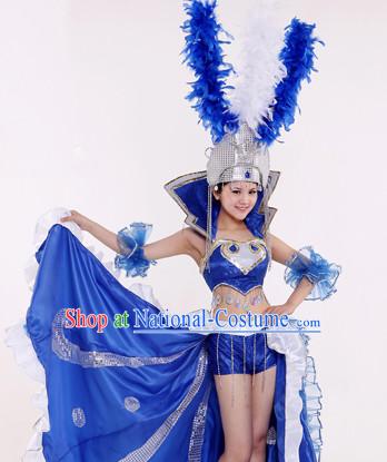 Latin Dance Costume and Hat