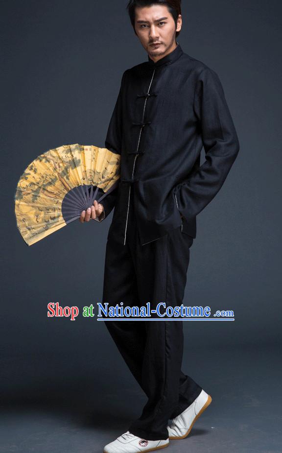 Top Black Martial Arts Suit for Men