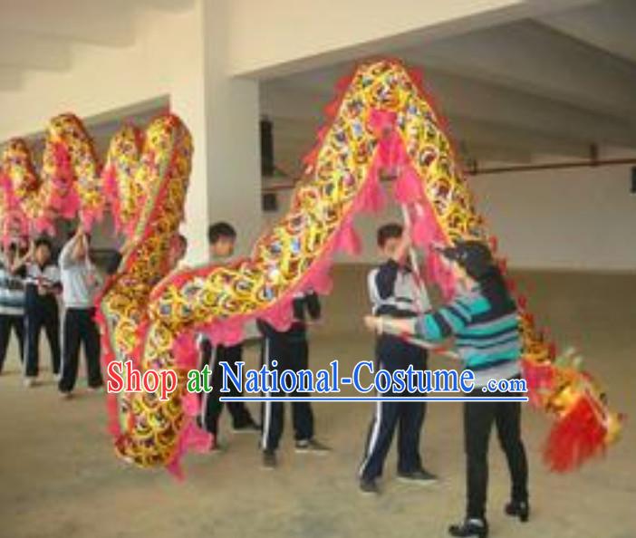 Chinese Dragon Costume Complete Set for Eight Middle School Students