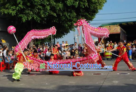 Luminous Chinese New Year Dragon Dance Costume Complete Set for Children