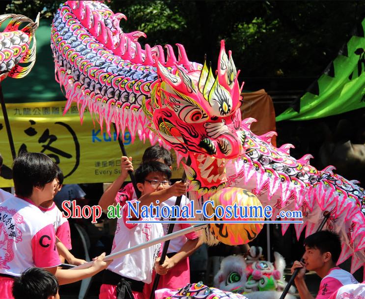 Top Competition and Parade Luminous Dragon Dancing Costume Complete Set