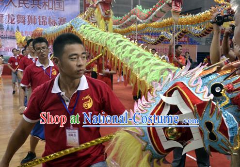 Top Competition and Parade Lightweight Dragon Dancing Costumes Complete Set