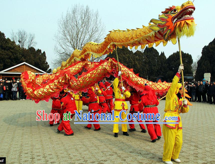 chinese dragon dancing