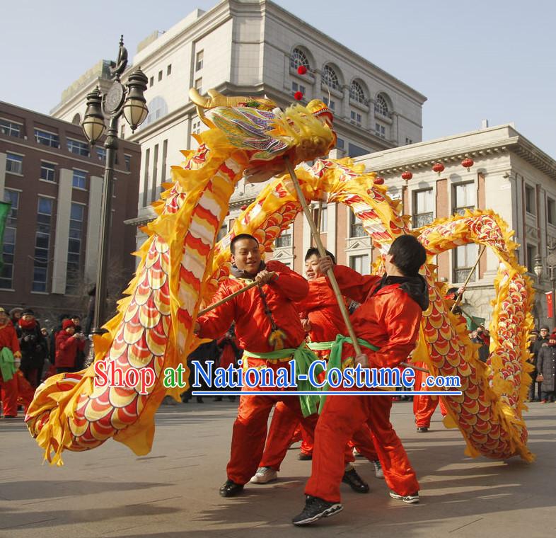 asian dragon dancing