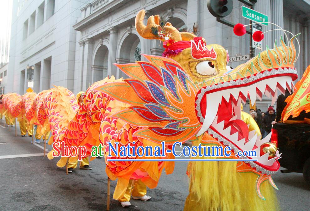 37 Meters Dragon Dance Equipment for 18 People