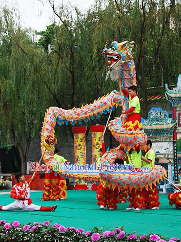 10 Meters China New Year Dragon Dance Costume for 6 People